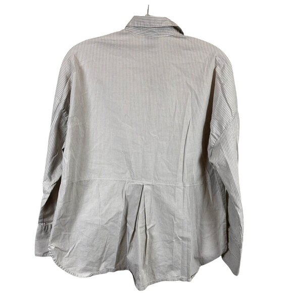 A New Day Size S  Striped Button-Up Shirt La Vida Bella Graphic - Picture 9 of 12